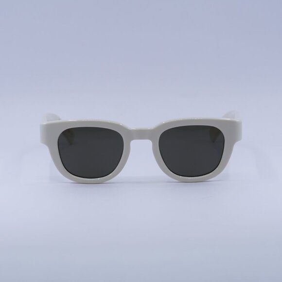 ?️ New Saint Laurent SL675 005 Sunglasses - Ivory Frame, Grey Lenses main image 9